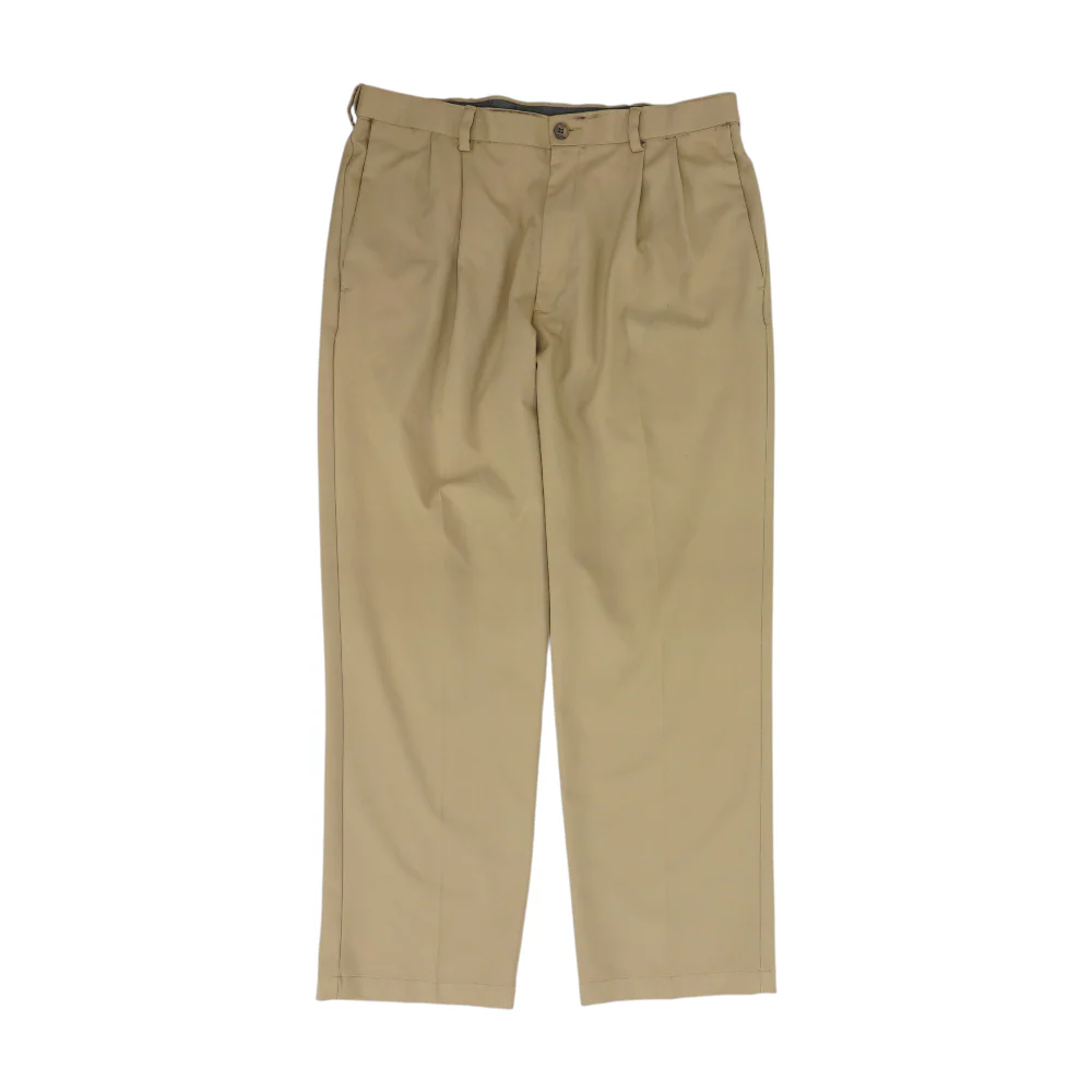 Khaki Straight Pants