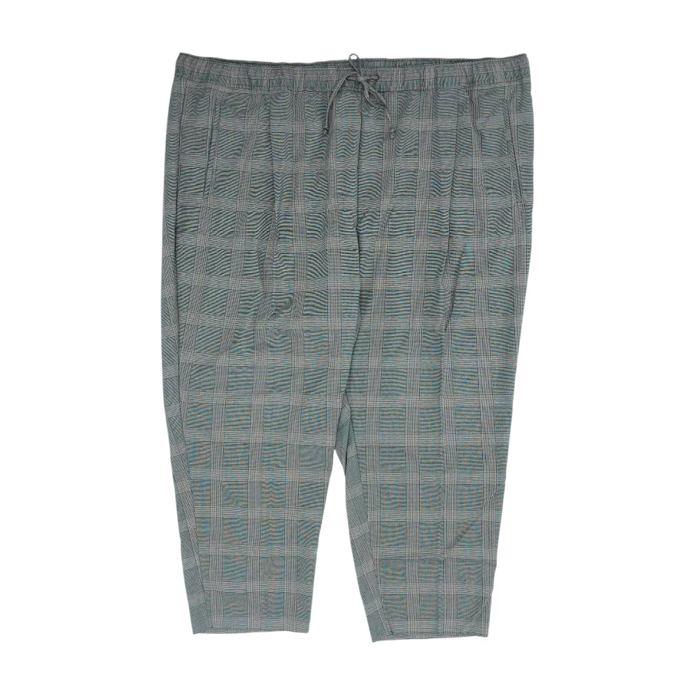 Brown Big & Tall Plaid Relaxed Pants