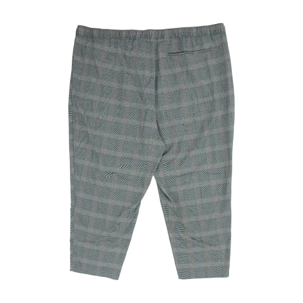 Brown Big & Tall Plaid Relaxed Pants - Image 2