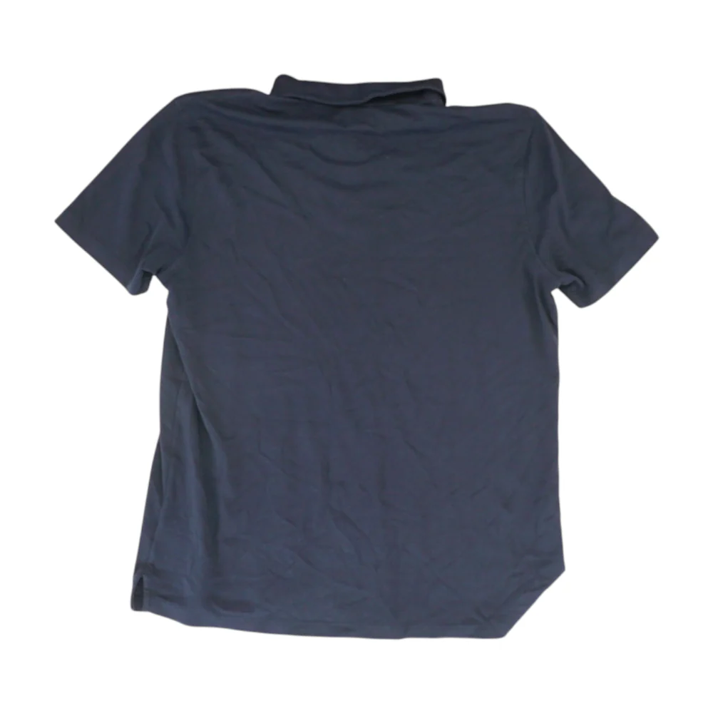 Navy Solid Short Sleeve Polo - Image 2