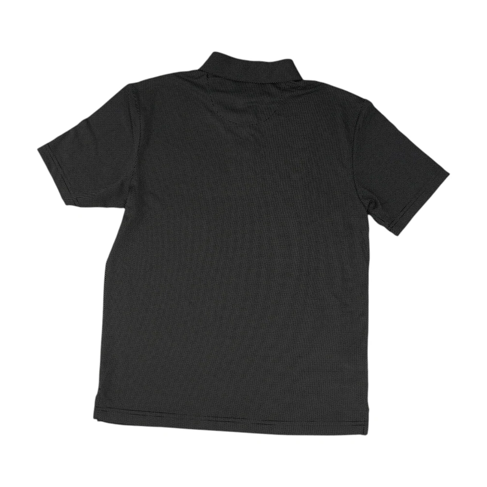 Black Polka Dot Short Sleeve Polo - Image 2