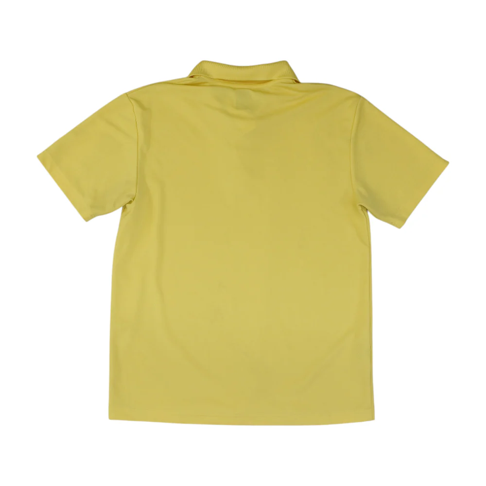 Yellow Solid Short Sleeve Polo - Image 2