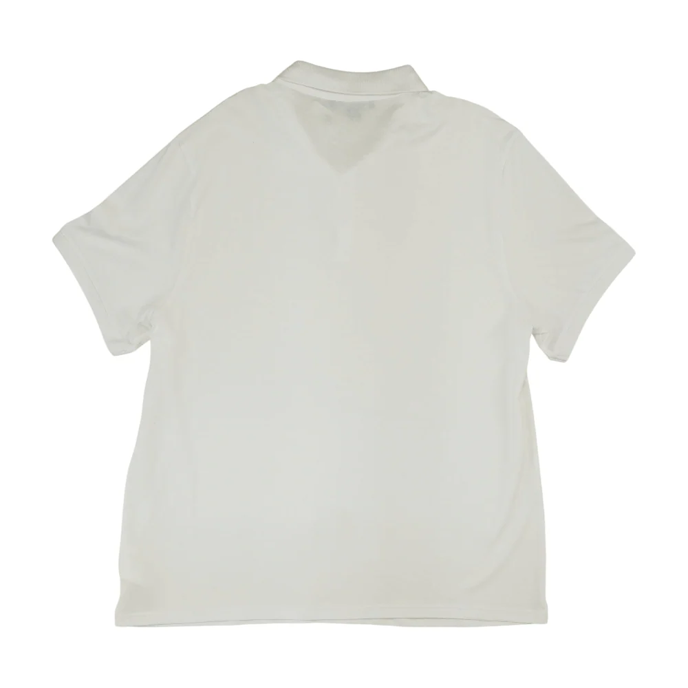 White Solid Short Sleeve Polo - Image 2