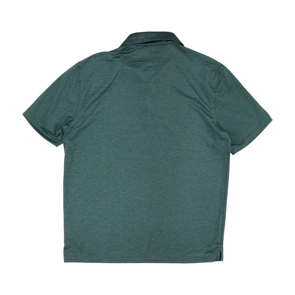 Gray Solid Short Sleeve Polo - Image 2