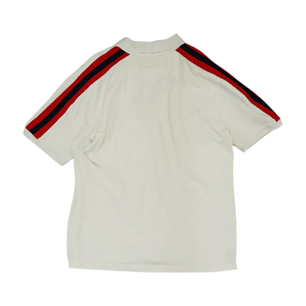 White Solid Short Sleeve Polo - Image 2