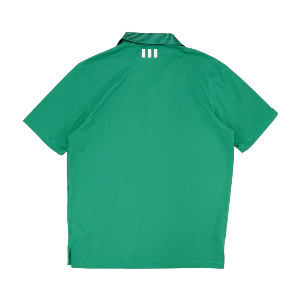 Green Solid Short Sleeve Polo - Image 2