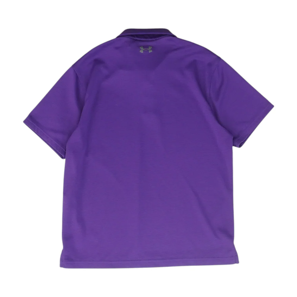 Purple Solid Short Sleeve Polo - Image 2