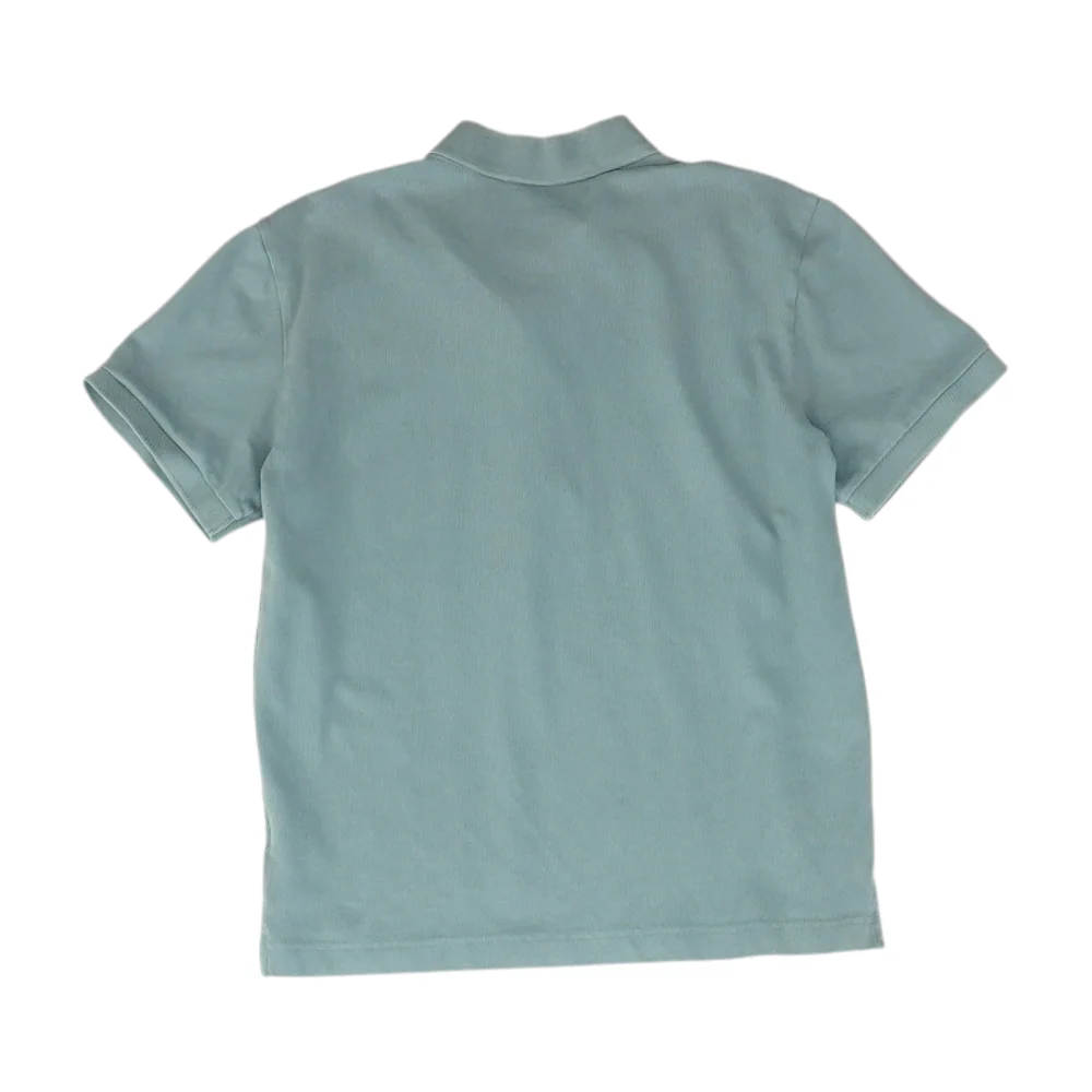 Gray Solid Short Sleeve Polo - Image 2