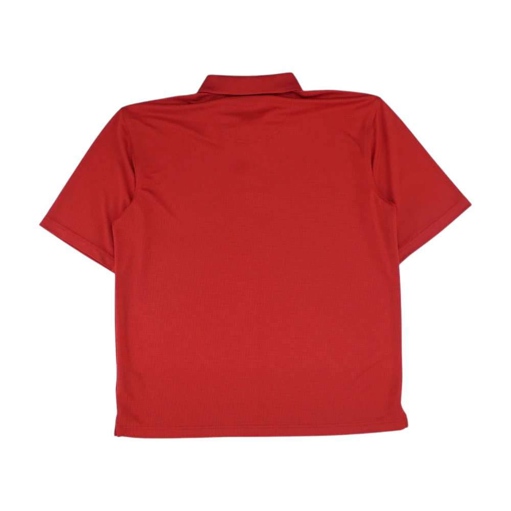 Red Solid Short Sleeve Polo - Image 2