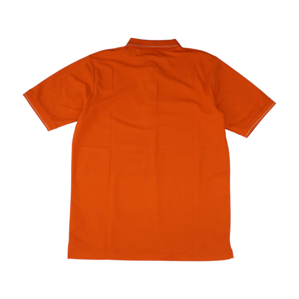 Orange Solid Short Sleeve Polo - Image 2