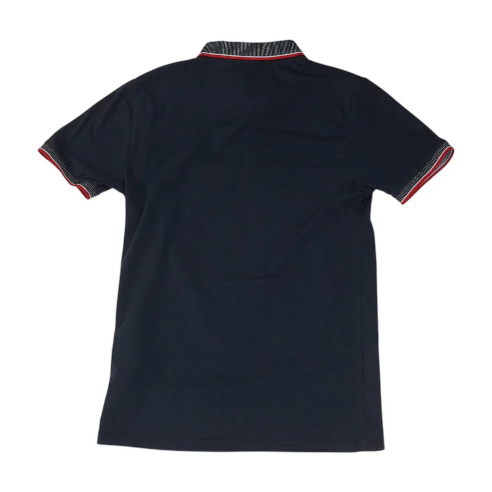Navy Solid Short Sleeve Polo - Image 2