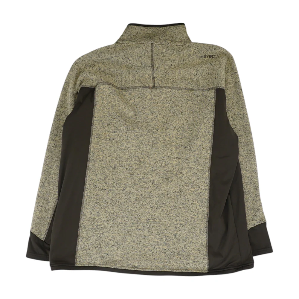 Brown Solid 1/4 Zip Pullover - Image 2