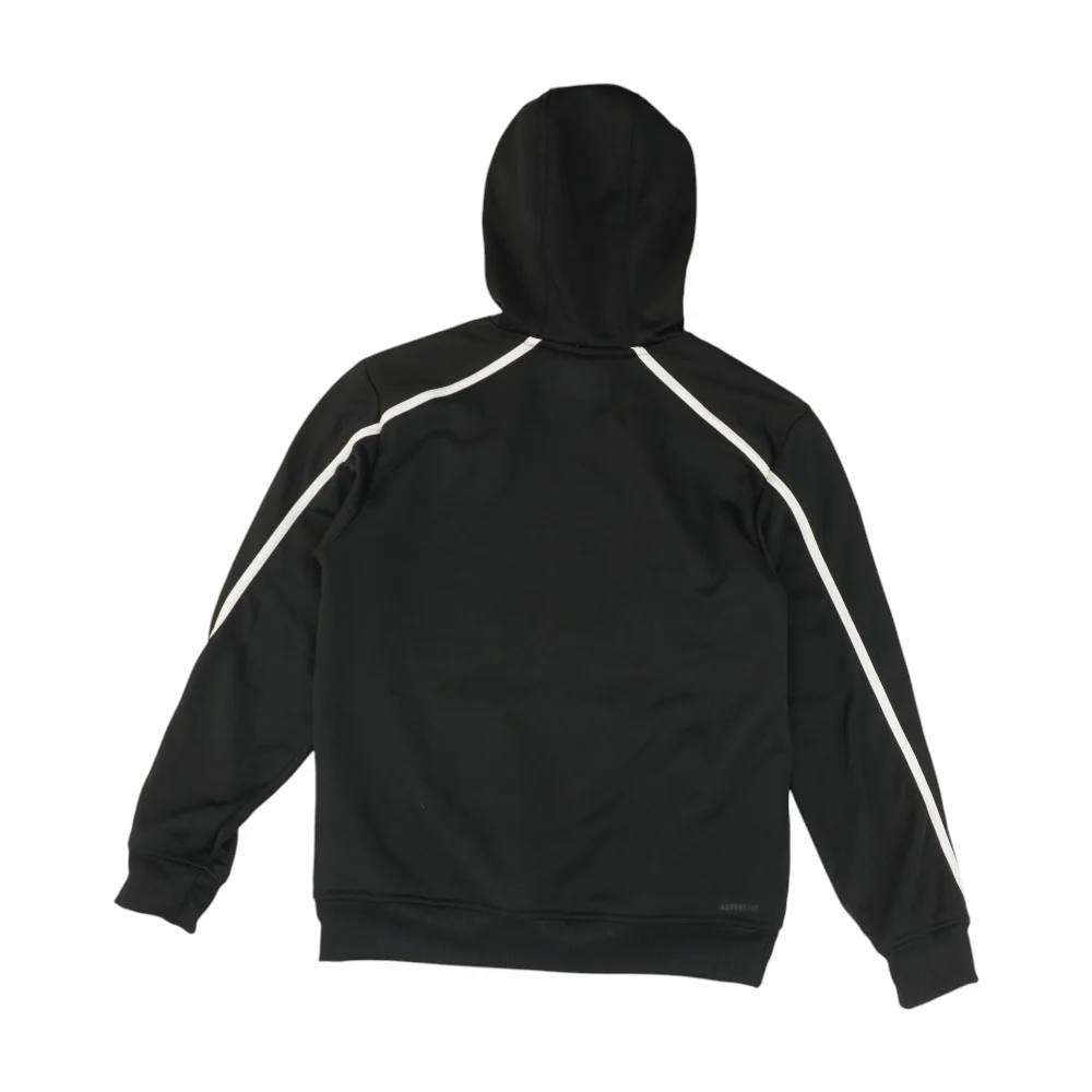 Black Solid Hoodie Pullover - Image 2