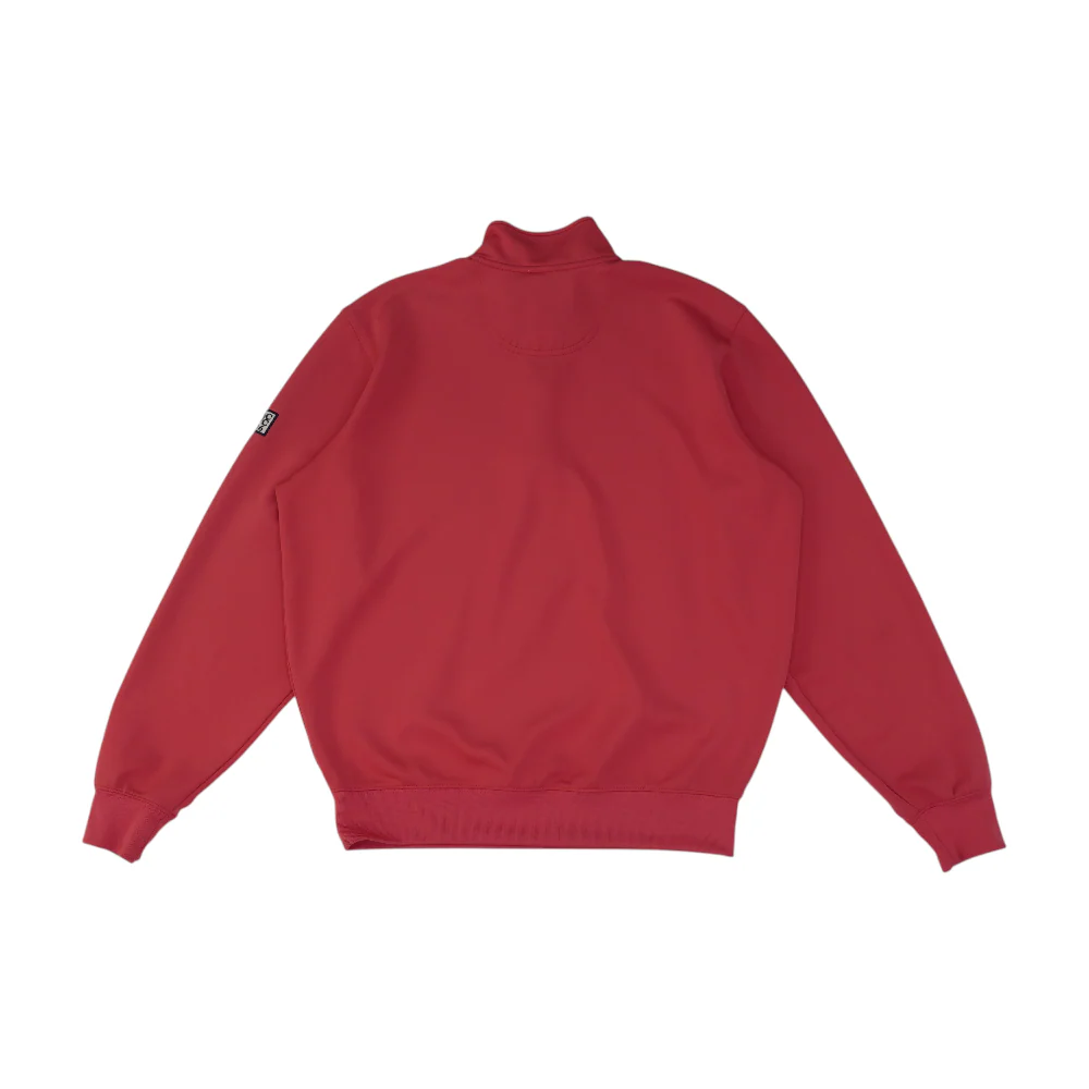 Pink Solid 1/4 Zip Pullover - Image 2