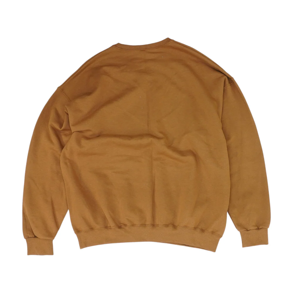 Brown Solid Sweatshirt Pullover - Image 2