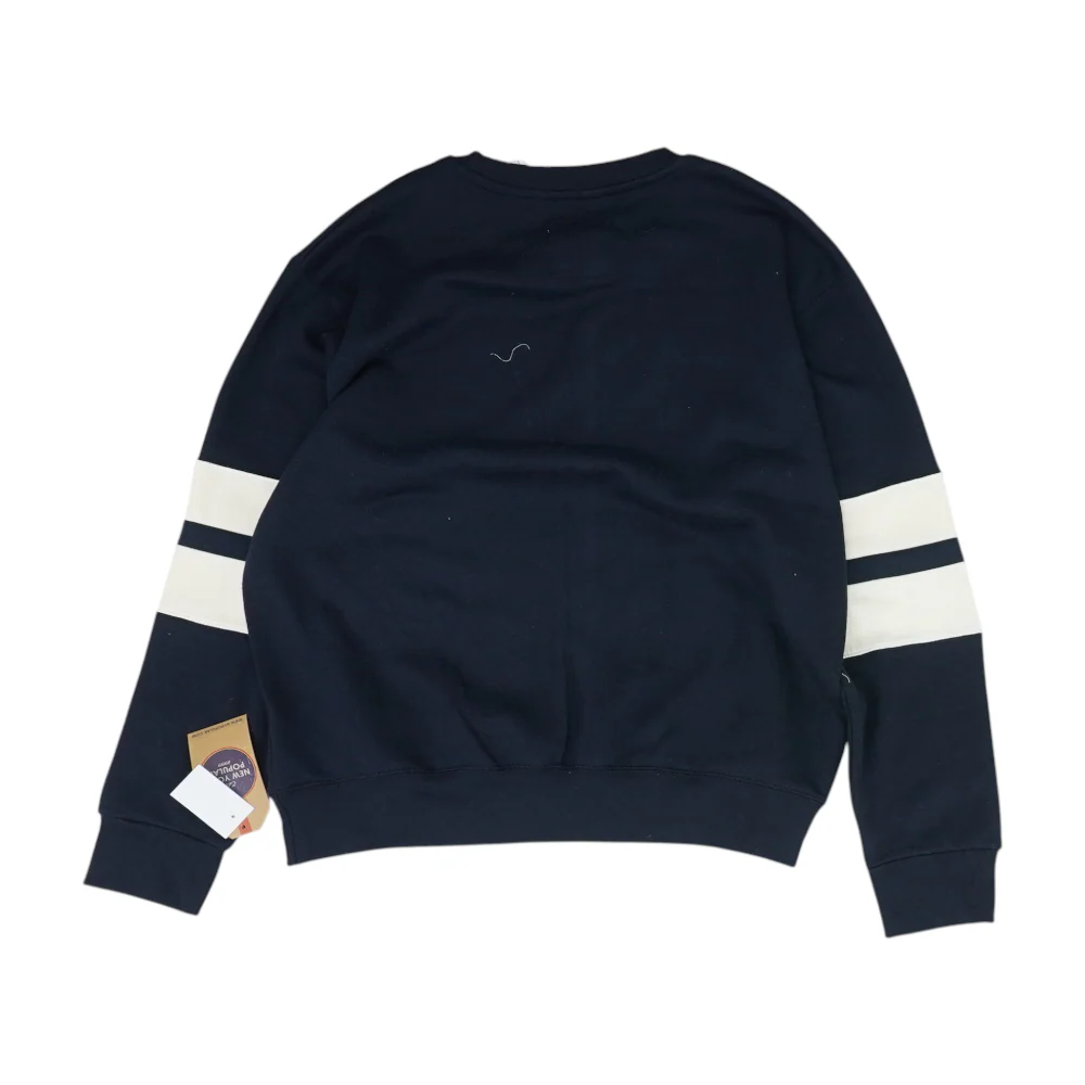 Navy Solid Sweatshirt Pullover - Image 2