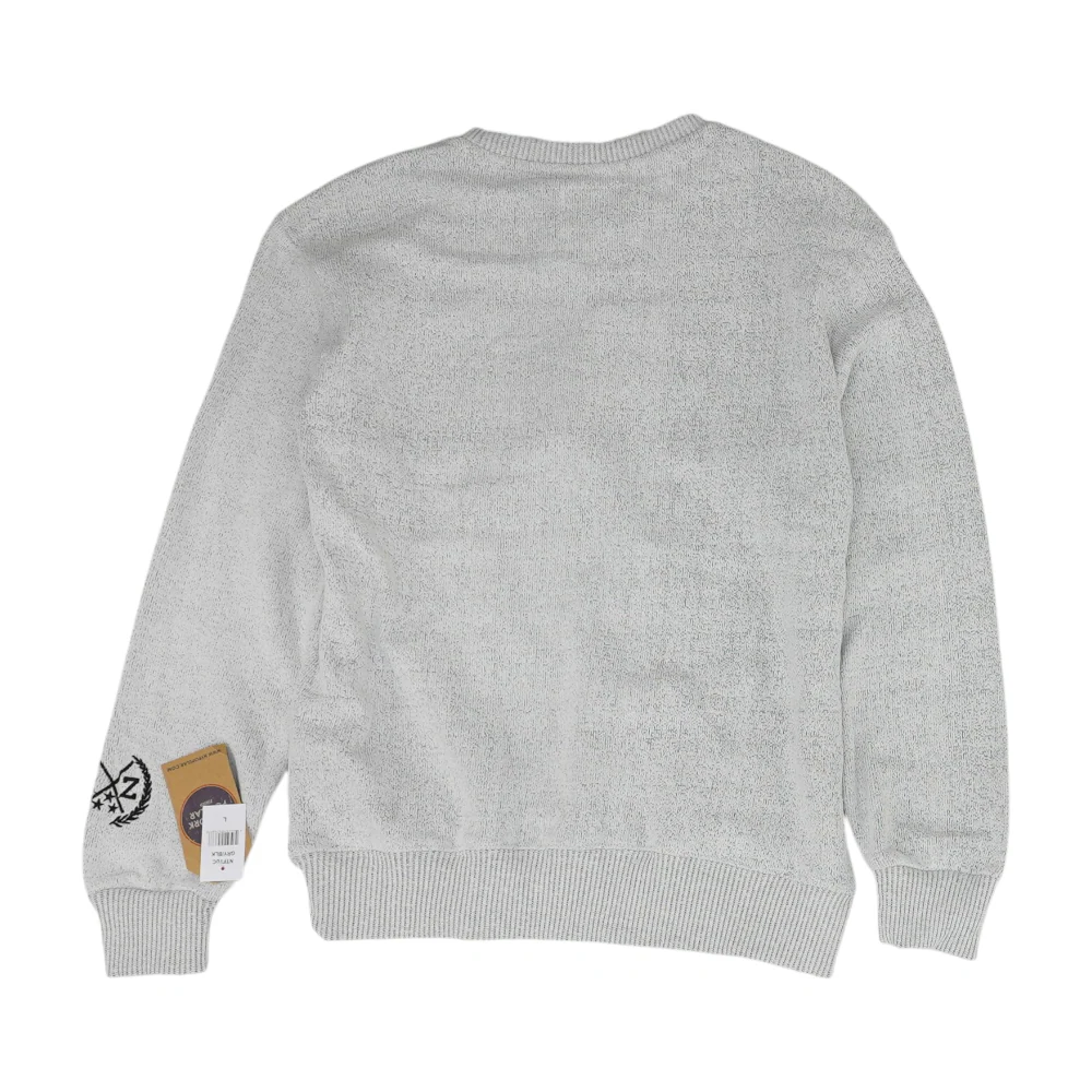 Gray Solid Sweatshirt Pullover - Image 2