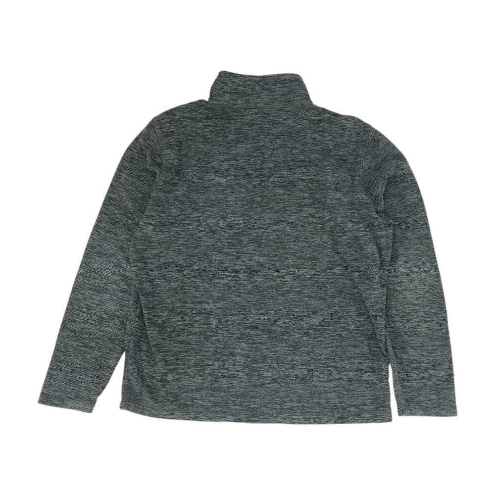 Gray Solid 1/4 Zip Pullover - Image 2