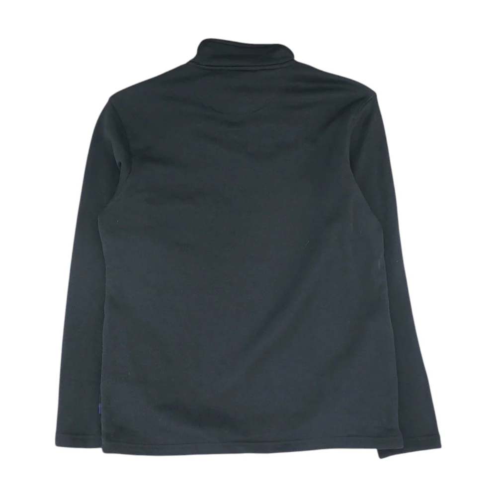 Black Solid 1/4 Zip Pullover - Image 2