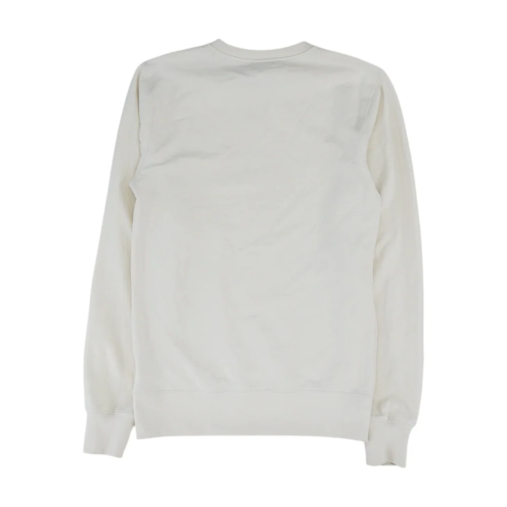 Beige Solid Sweatshirt Pullover - Image 2