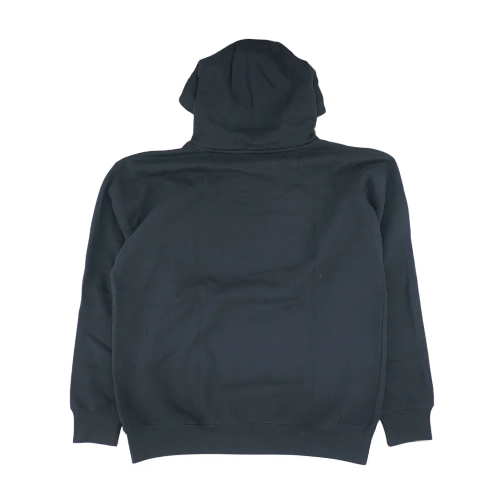 Black Solid Hoodie Pullover - Image 2