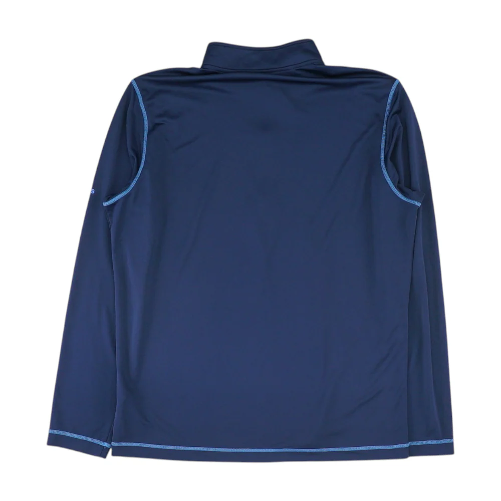 Navy Solid 1/4 Zip Pullover - Image 2