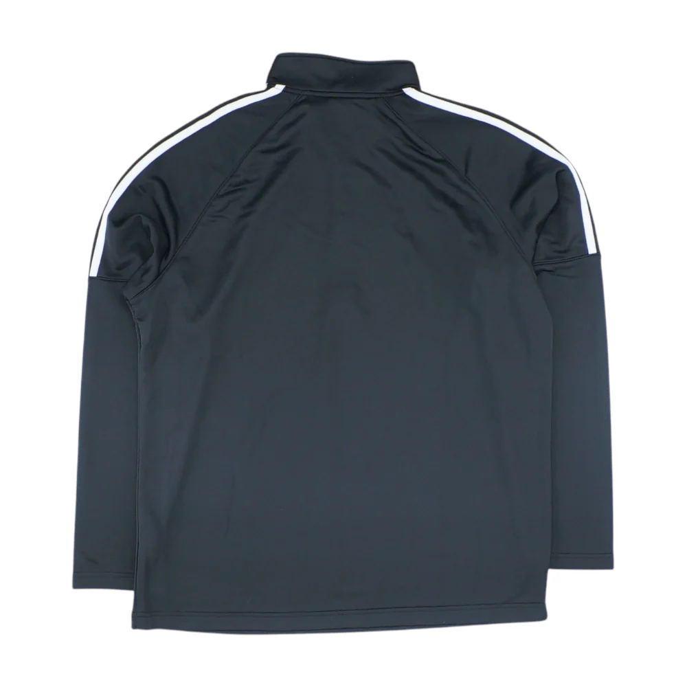Black Solid 1/4 Zip Pullover - Image 2