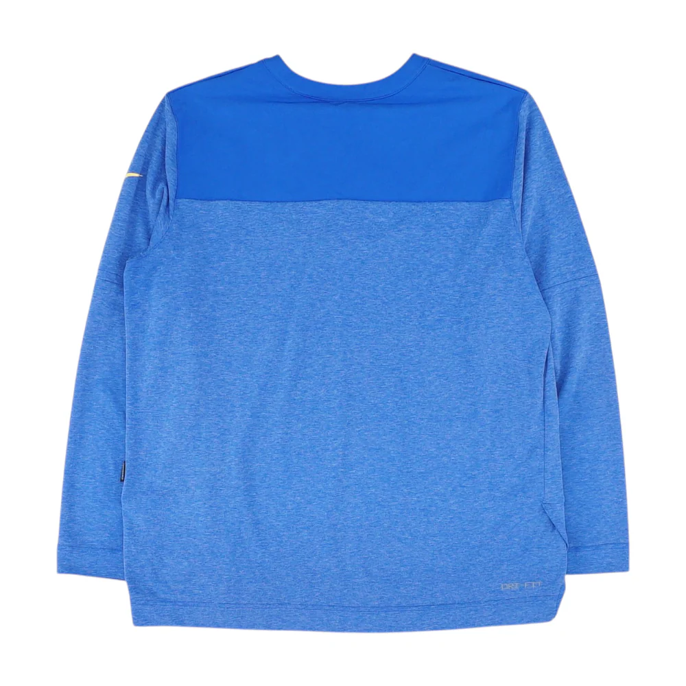 Blue Solid 1/4 Zip Pullover - Image 2