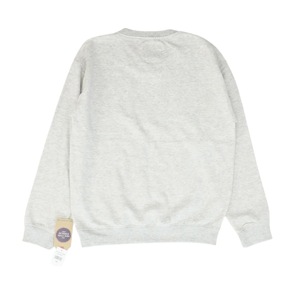 Gray Solid Sweatshirt Pullover - Image 2