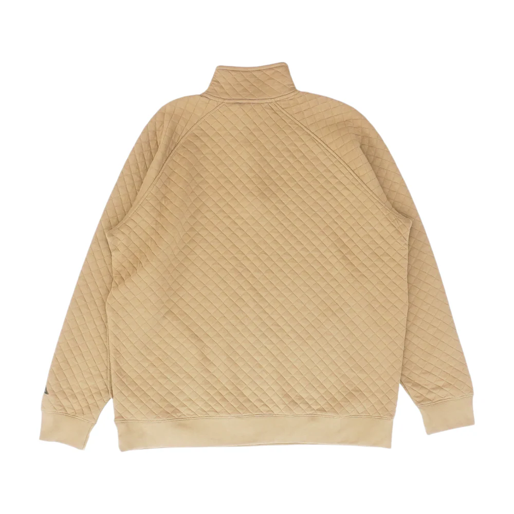 Brown Solid 1/4 Zip Pullover - Image 2
