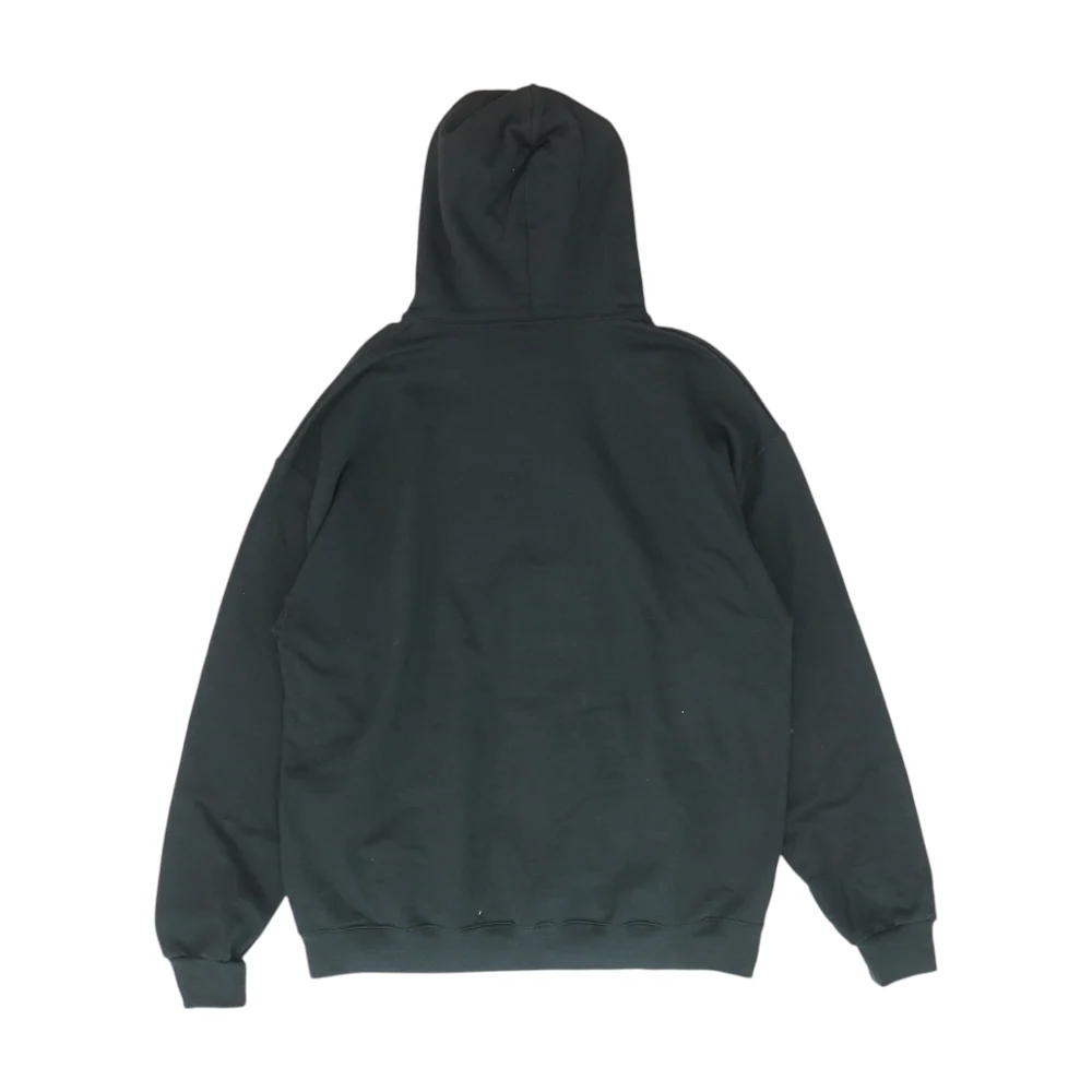 Black Solid Hoodie Pullover - Image 2