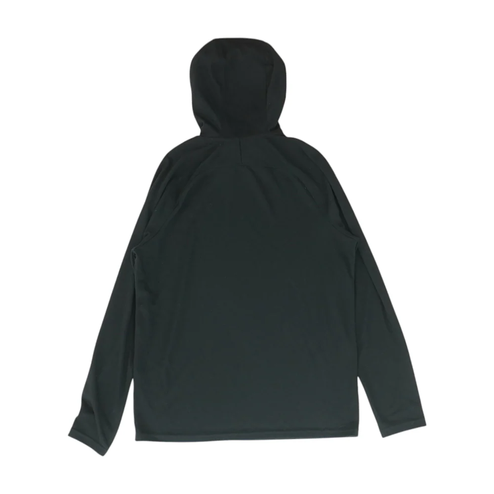Black Solid Hoodie Pullover - Image 2