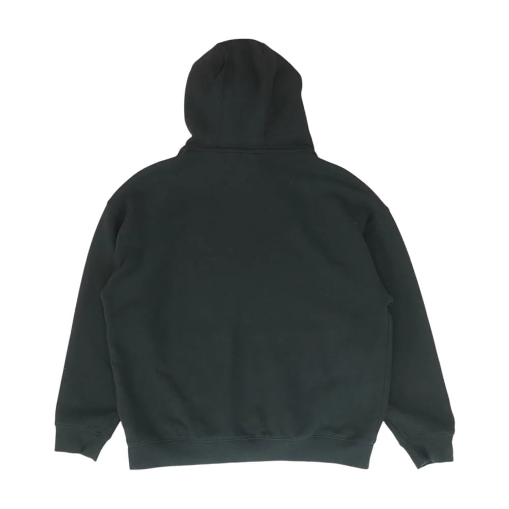 Black Solid Hoodie Pullover - Image 2