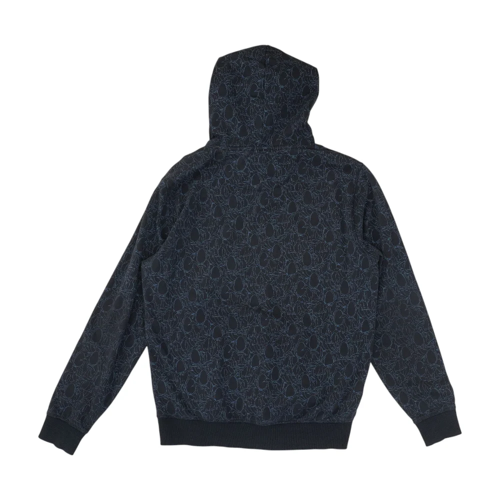 Navy Graphic Hoodie Pullover - Image 2