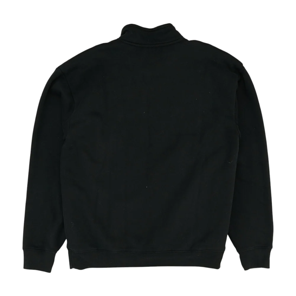 Black Solid 1/4 Zip Pullover - Image 2