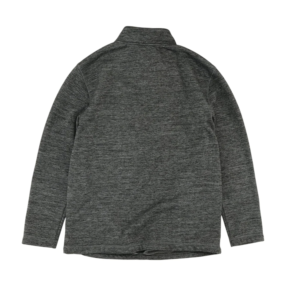 Black Solid 1/4 Zip Pullover - Image 2