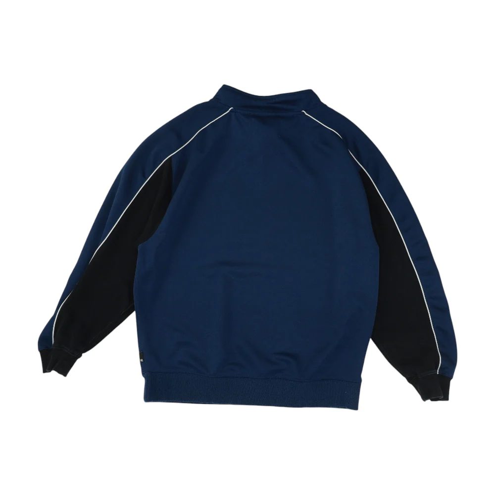 Navy Solid Sweatshirt Pullover - Image 2