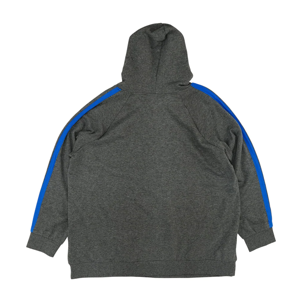Gray Plus Solid Hoodie Pullover - Image 2
