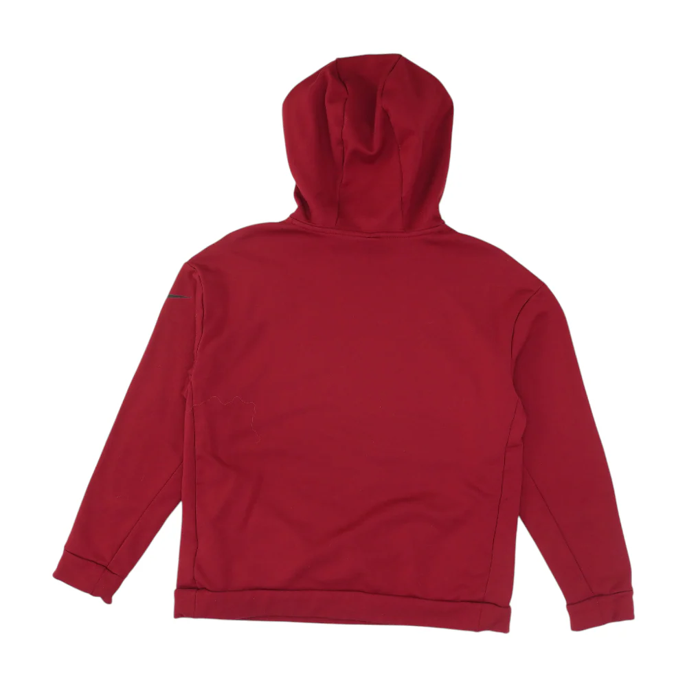 Red Solid Hoodie Pullover - Image 2