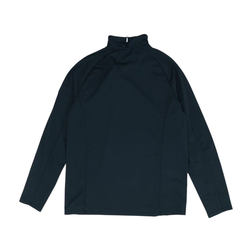Black Solid 1/4 Zip Pullover - Image 2