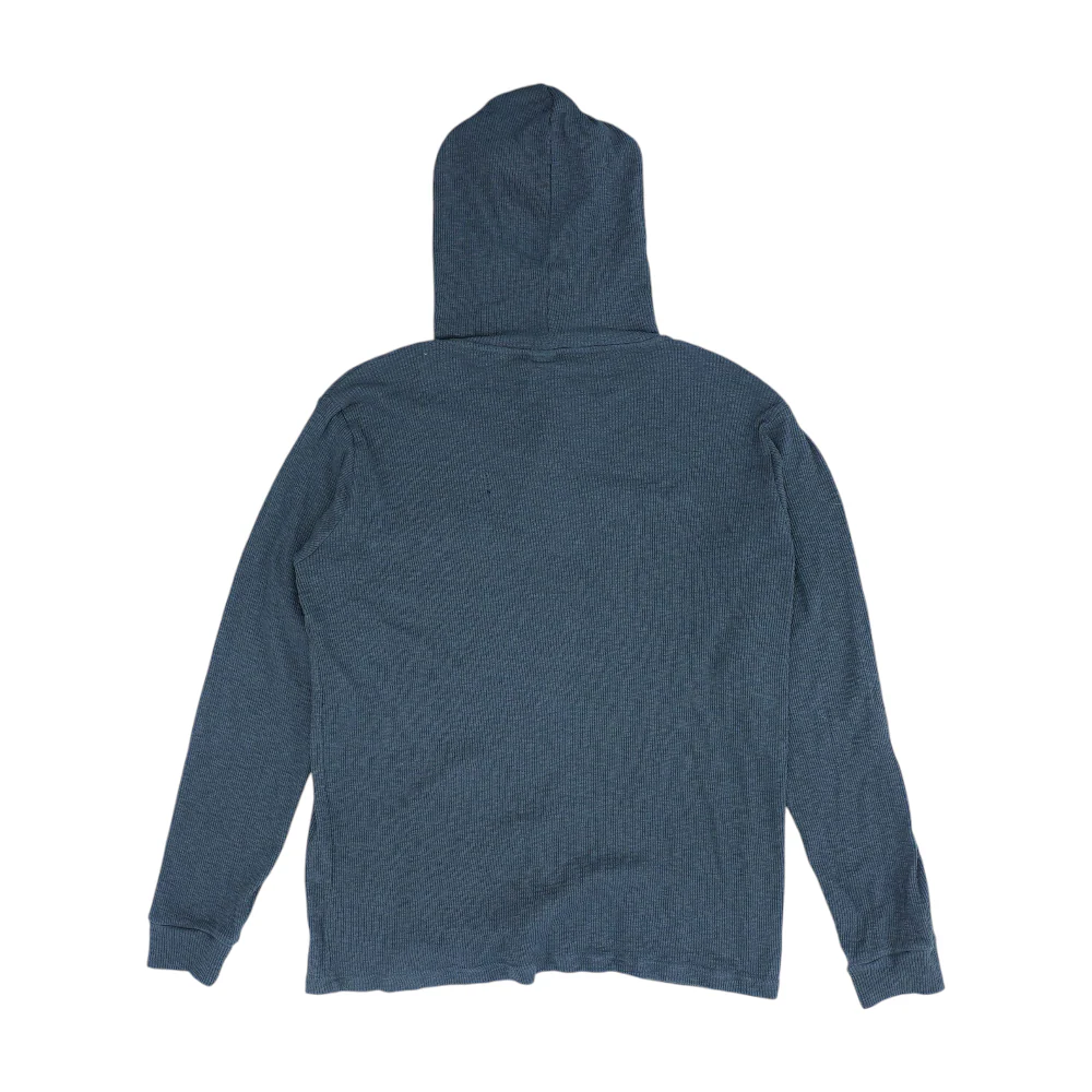Gray Solid Hoodie Pullover - Image 2