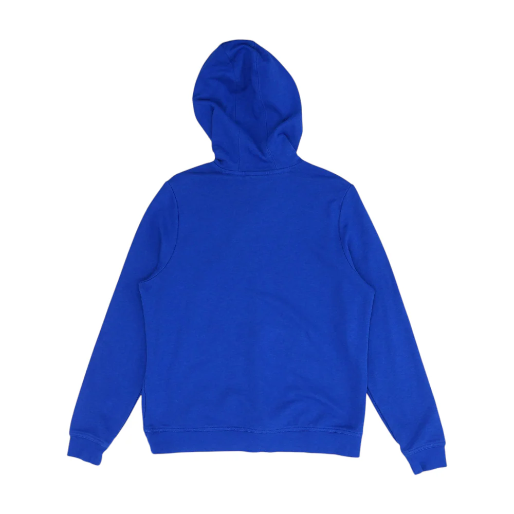 Blue Solid Hoodie Pullover - Image 2