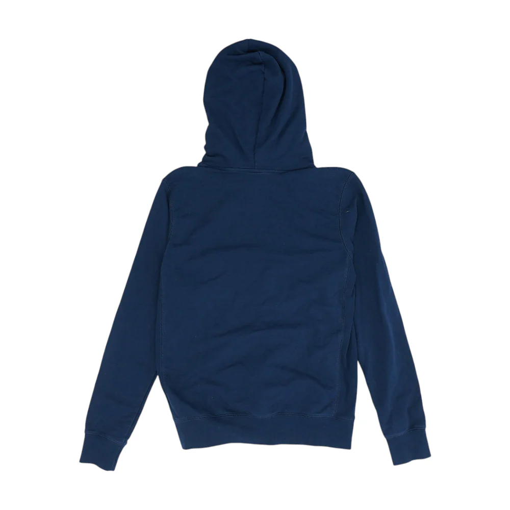 Navy Solid Hoodie Pullover - Image 2