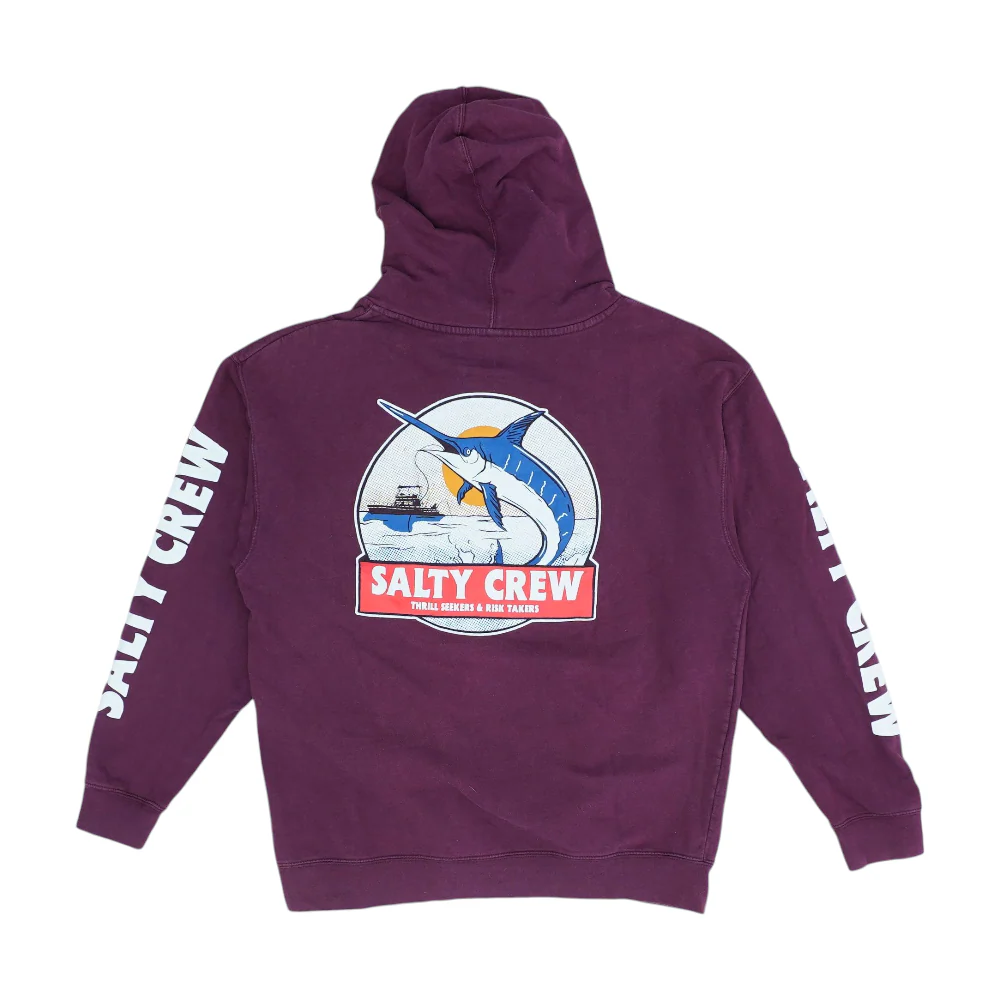 Maroon Solid Hoodie Pullover - Image 2