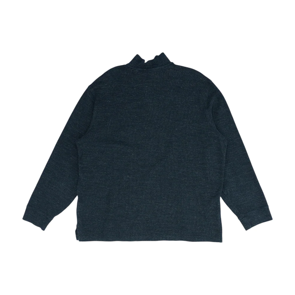 Charcoal Solid 1/4 Zip Pullover - Image 2
