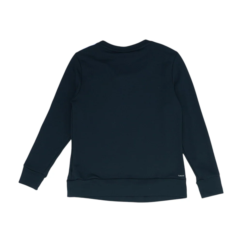 Black Solid Sweatshirt Pullover - Image 2