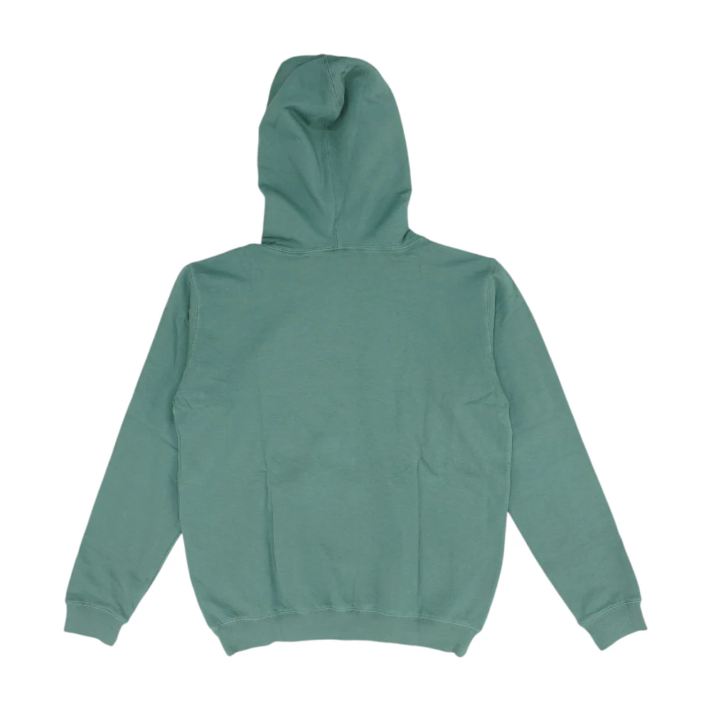 Green Solid Hoodie Pullover - Image 2