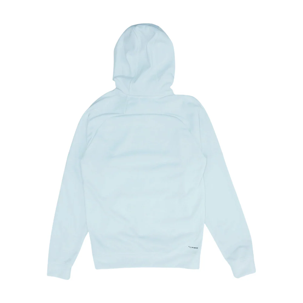 White Solid Hoodie Pullover - Image 2