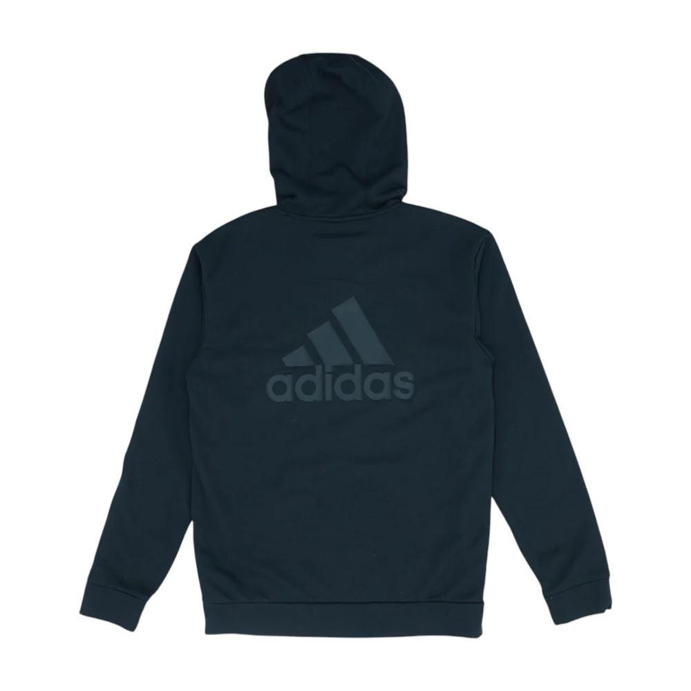 Black Solid Hoodie Pullover - Image 2