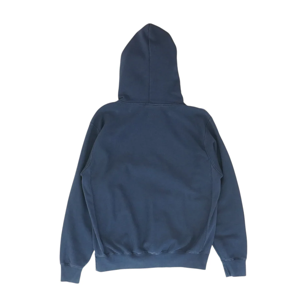 Navy Solid Hoodie Pullover - Image 2